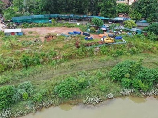 Dự án kè sông Cầu (Thái Nguyên) gần 10. 000 tỷ đồng đang nằm phơi mưa nắng