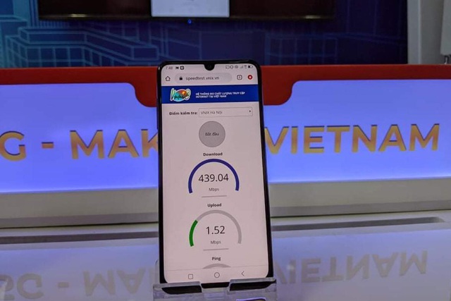 Ra mắt mẫu Smartphone 5G đầu tiên của Việt Nam