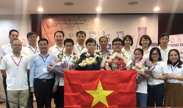 Việt Nam giành 4 Huy chương Vàng Olympic Hóa học quốc tế