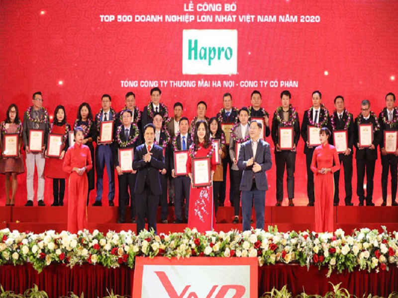 Hapro tiếp tục lọt Top 500 doanh nghiệp lớn nhất Việt Nam