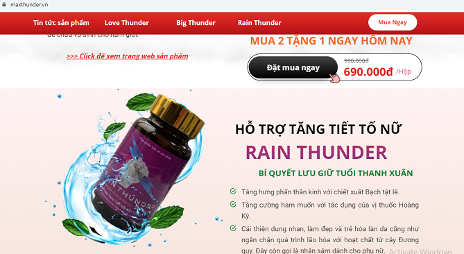 quảng cáo thực phẩm chức năng sai sự thật