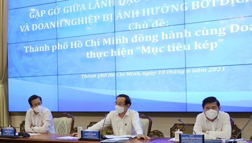 TP HCM sẽ cùng đồng hành, chia sẻ khó khăn với doanh nghiệp bị ảnh hưởng nặng nề do dịch