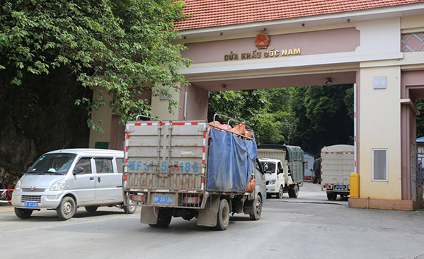 Tạm dừng xuất, nhập khẩu hàng hóa tại cửa khẩu Cốc Nam