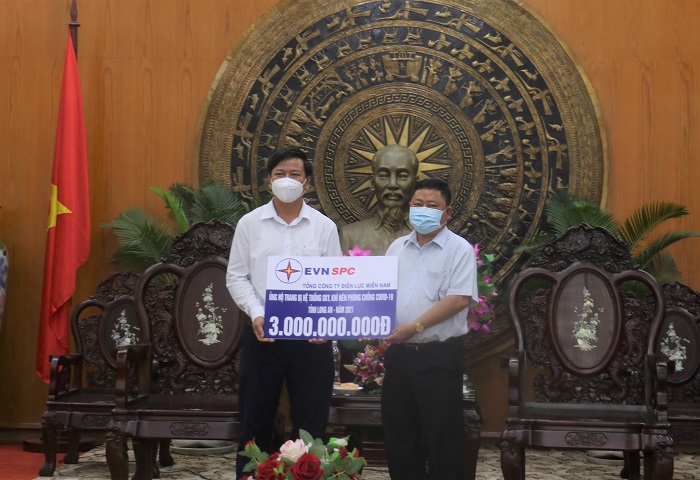 EVNSPC ủng hộ 33 tỷ đồng cho công tác phòng, chống dịch COVID-19 tại phía nam