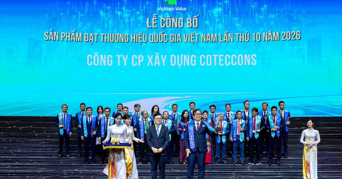 Coteccons lần thứ hai được vinh danh Thương hiệu quốc gia Việt Nam: Khẳng định năng lực nhà thầu Việt