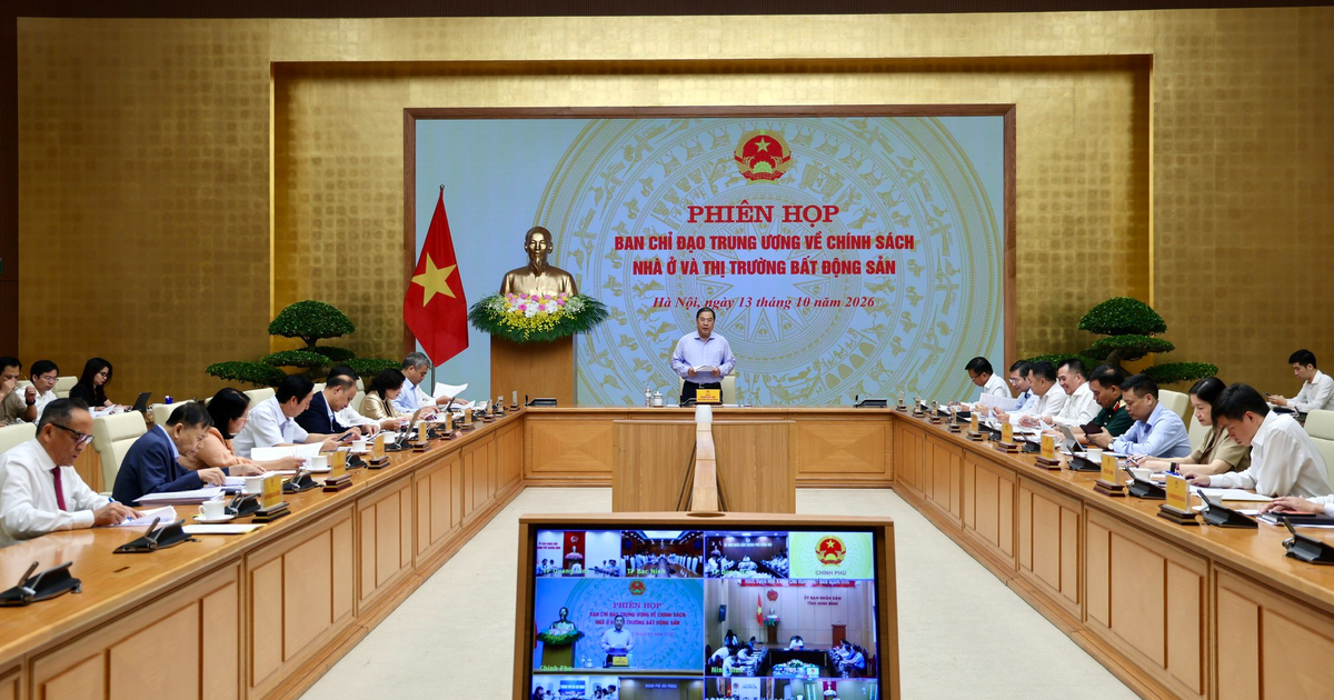 Phó Thủ tướng Thường trực Phạm Gia Túc chủ trì phiên họp Ban Chỉ đạo Trung ương về chính sách nhà ở và thị trường bất động sản