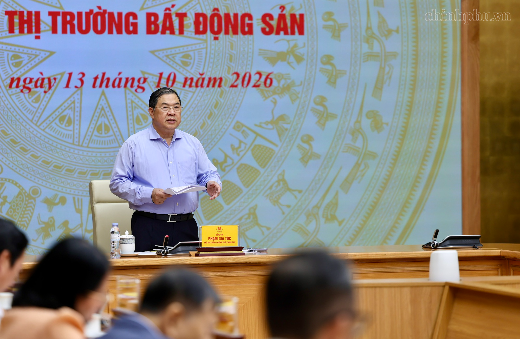 Phó Thủ tướng Thường trực Phạm Gia Túc chủ trì phiên họp Ban Chỉ đạo Trung ương về chính sách nhà ở và thị trường bất động sản- Ảnh 1.