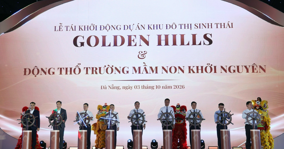 Tái khởi động dự án Golden Hills, đưa nguồn lực trở lại phục vụ phát triển
