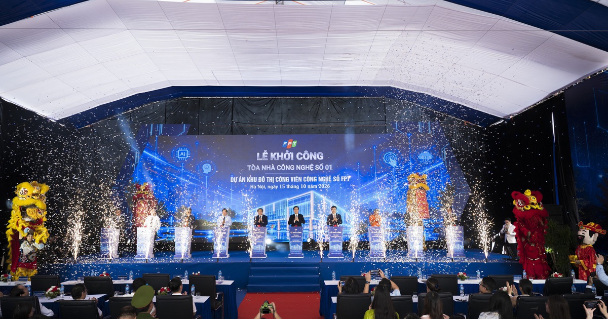 FPT khởi công Tòa nhà đầu tiên tại Khu đô thị Công viên công nghệ số