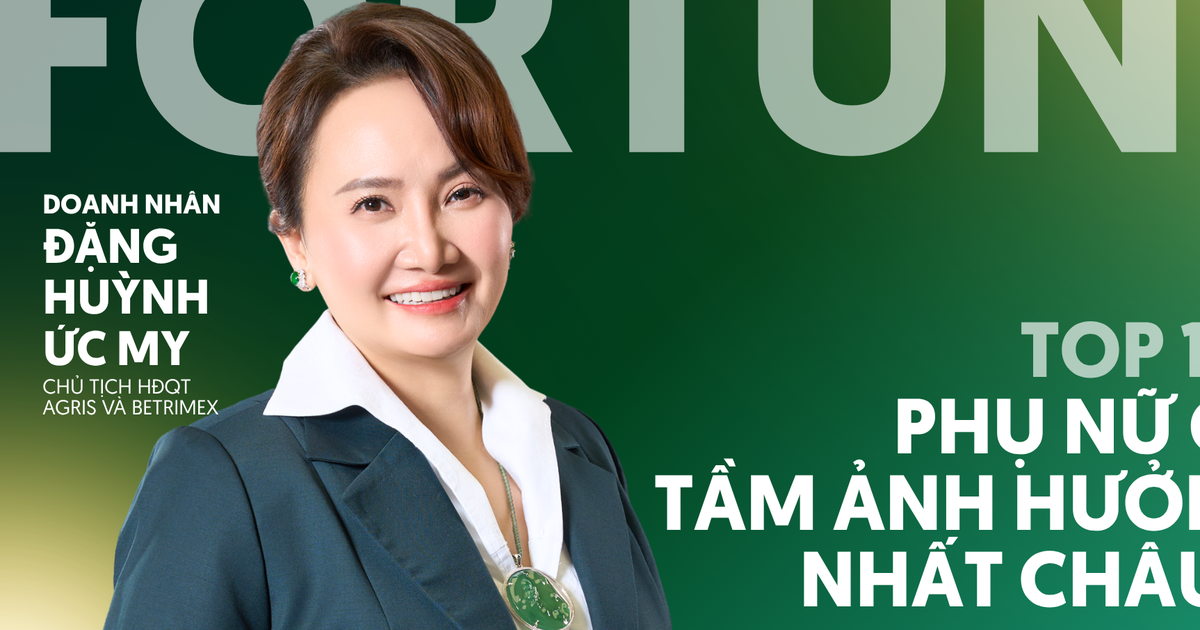 Bà Đặng Huỳnh Ức My lần thứ hai liên tiếp vào Top 100 Phụ nữ có tầm ảnh hưởng nhất châu Á