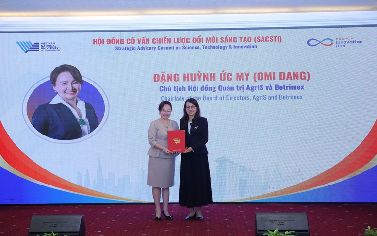 Chủ tịch AgriS Đặng Huỳnh Ức My tham gia Hội đồng Cố vấn Chiến lược Đổi mới sáng tạo Đại học Quốc gia TPHCM