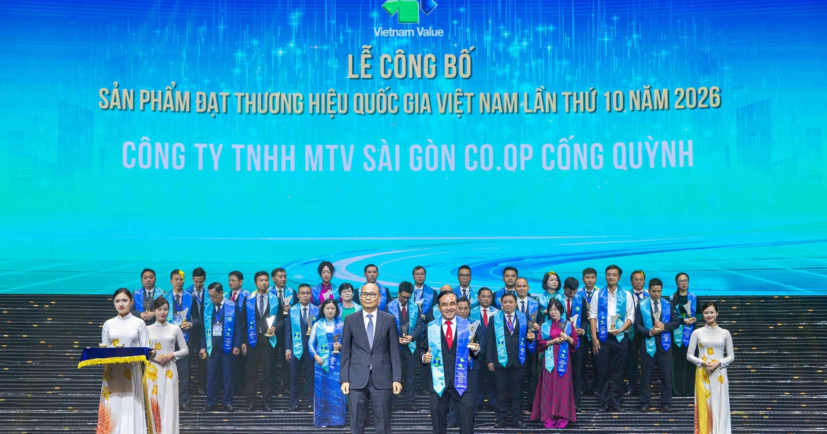 Co.opmart đạt Thương hiệu Quốc gia 2026, tặng điểm thưởng tri ân khách hàng