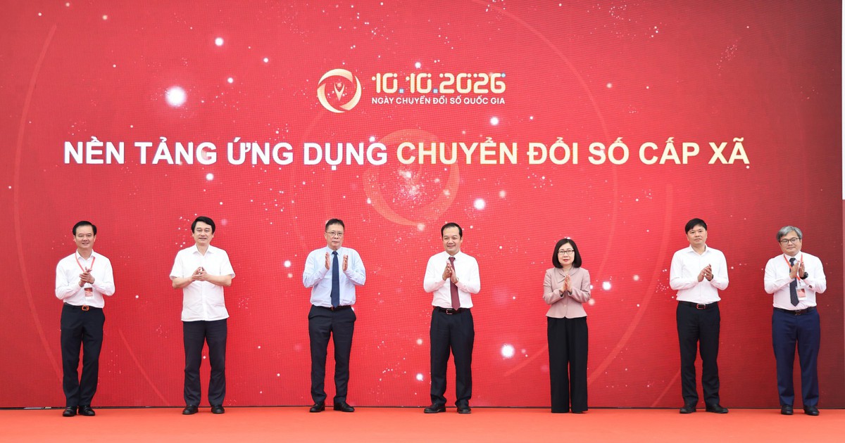 Ra mắt ứng dụng Chuyển đổi số cấp xã
