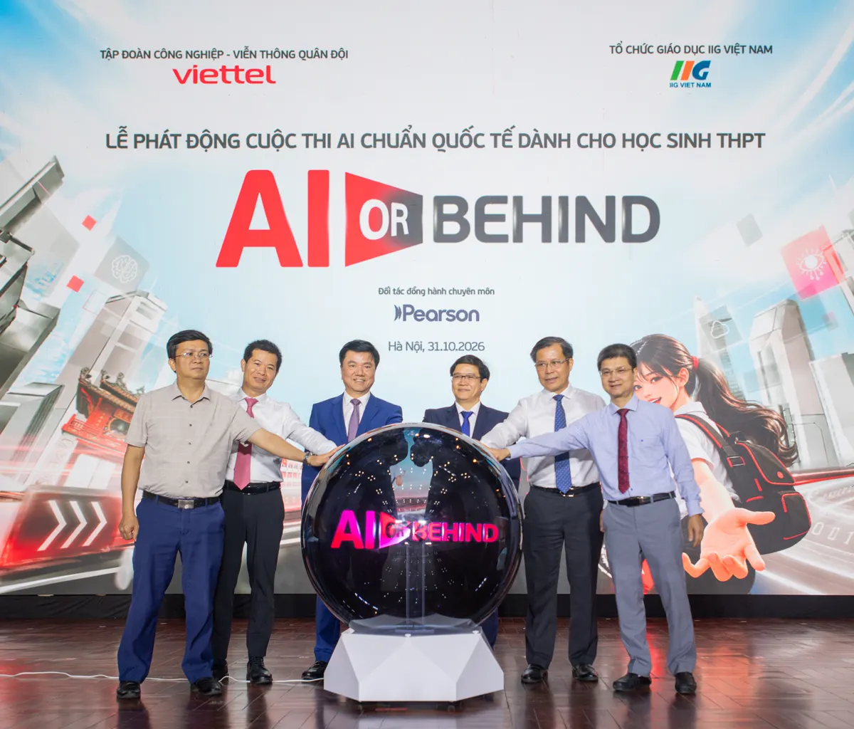 Lần đầu tiên học sinh THPT cả nước được thi AI chuẩn quốc tế miễn phí - Ảnh 1.